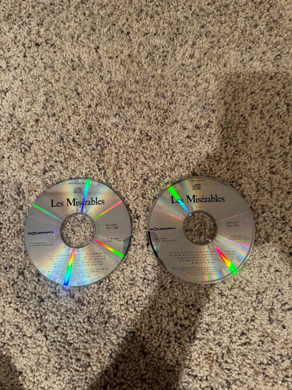 Les Miserables Original London Cast 2CD Soundtrack Musical Complete Tested CD Se - Picture 3 of 4